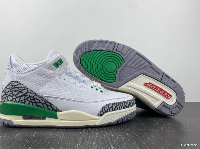 Rep Husky Lucky CK9246-136 Jordan (W) Retro Green 3 0718